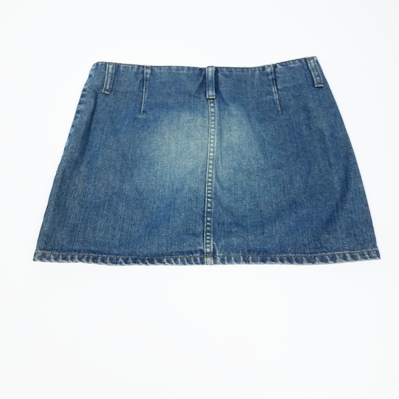 American eagle  botton down  denim mini skirt - Picture 3 of 4
